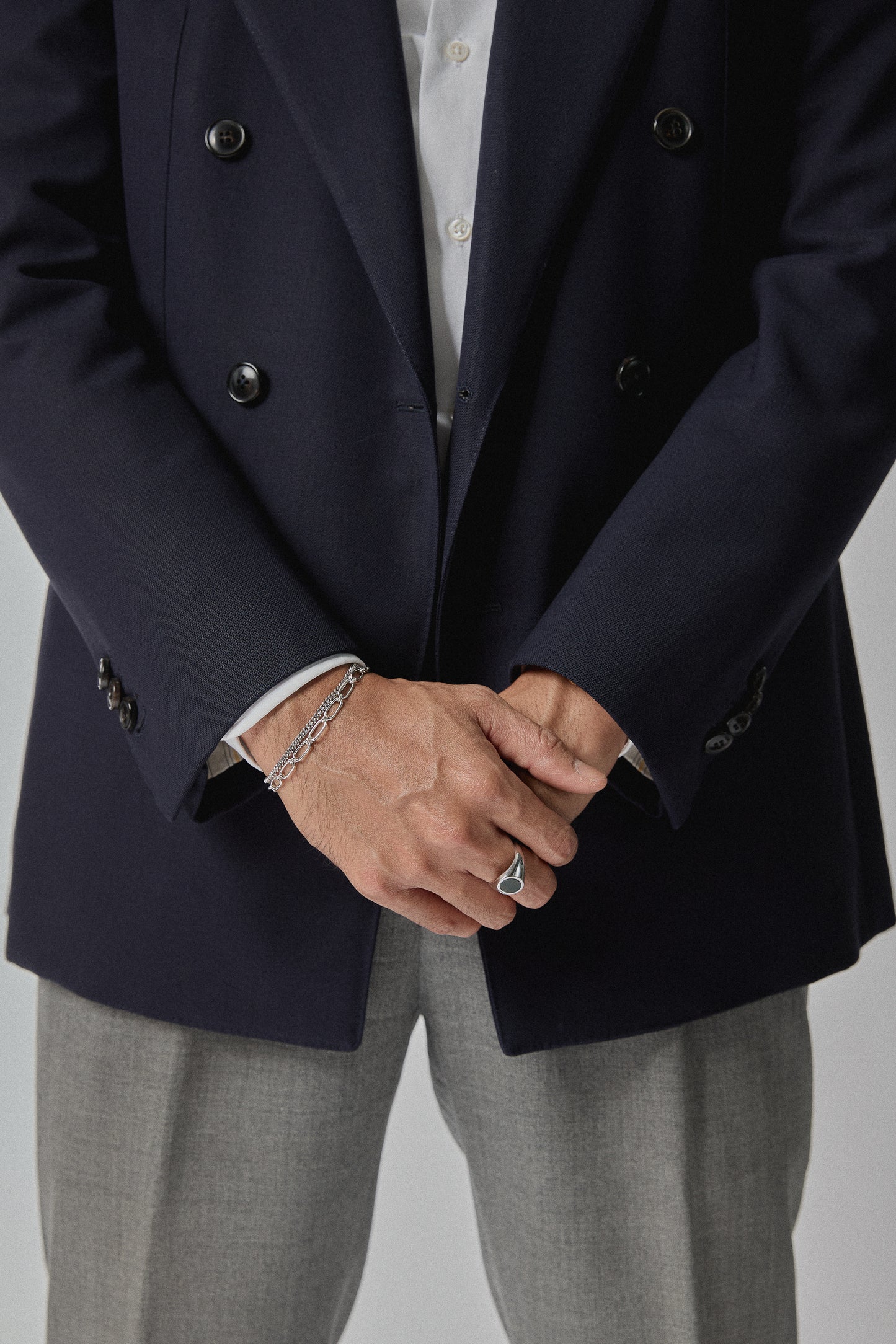 The Cuban Stack Bracelet (Sterling Silver)