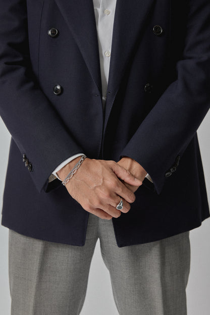 The Cuban Stack Bracelet (Sterling Silver)
