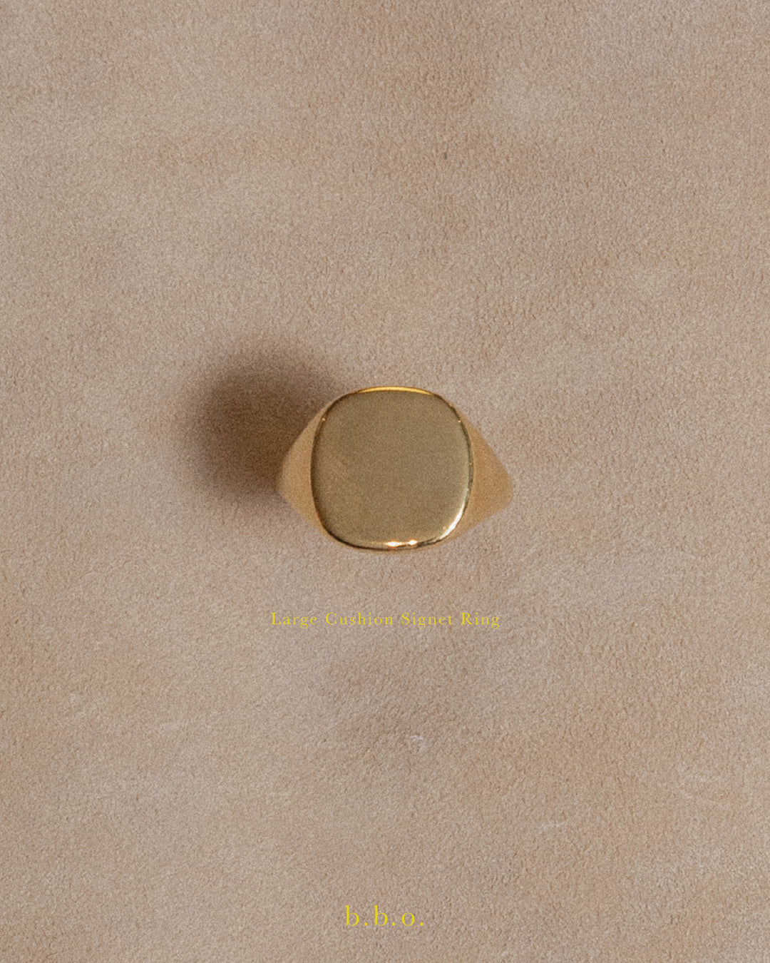 Cushion Signet Ring