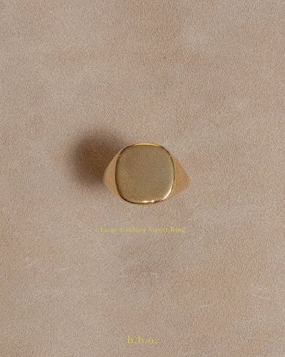 Cushion Signet Ring