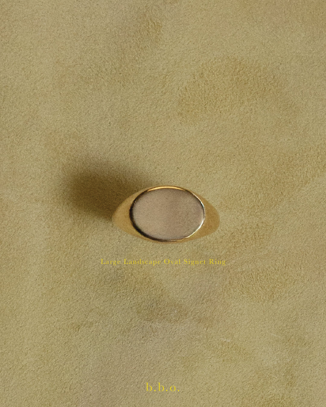 Landscape Oval Signet Ring