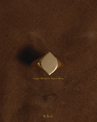 Marquise Signet Ring