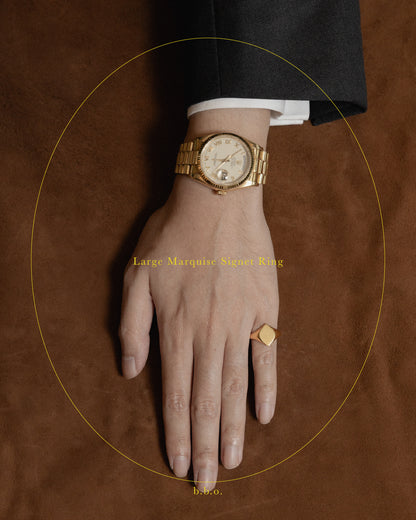 Marquise Signet Ring