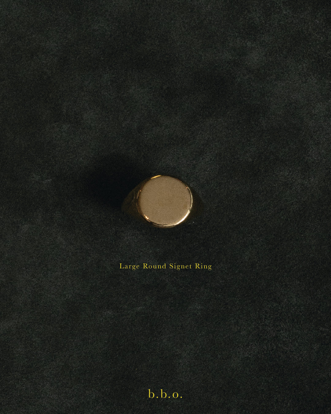 Round Signet Ring