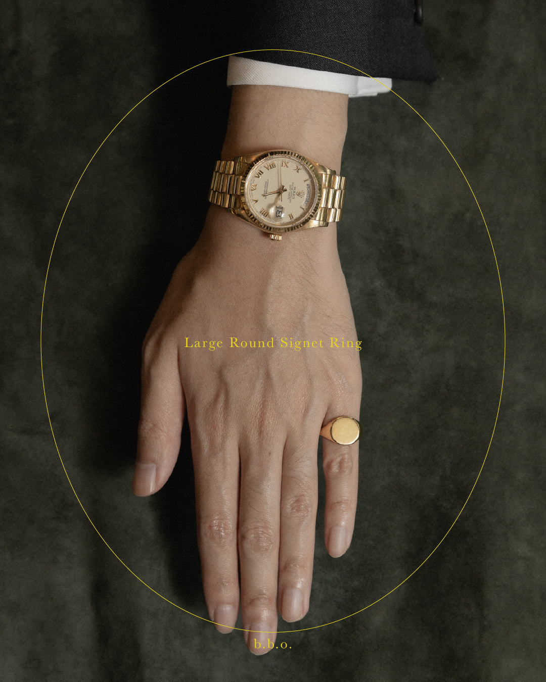 Round Signet Ring