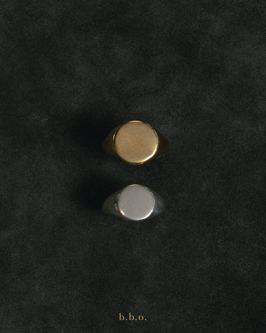 Round Signet Ring