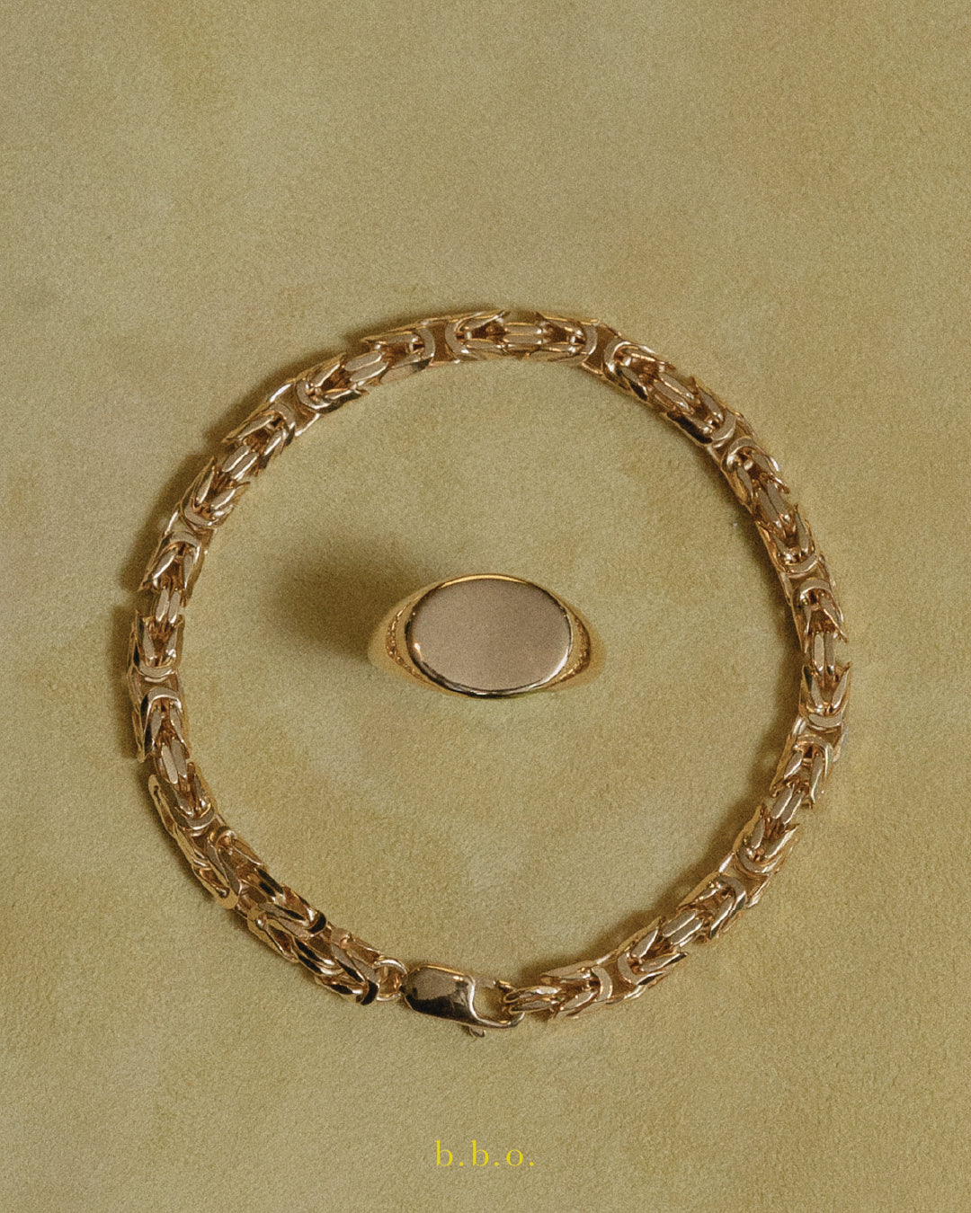Landscape Oval Signet Ring