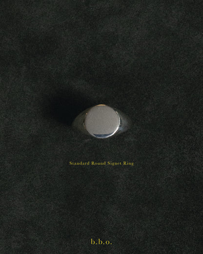 Round Signet Ring